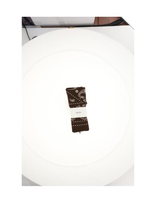 26FW 데스틴 머플러/스카프 BOX12TRIANGLE BROWNBEIGE