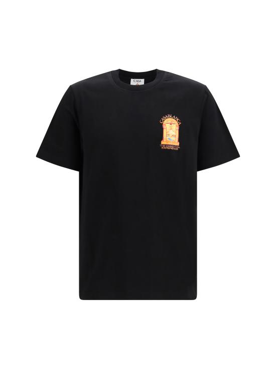 26FW 카사블랑카 반팔 티셔츠 MAW26JTS00113 BLACK