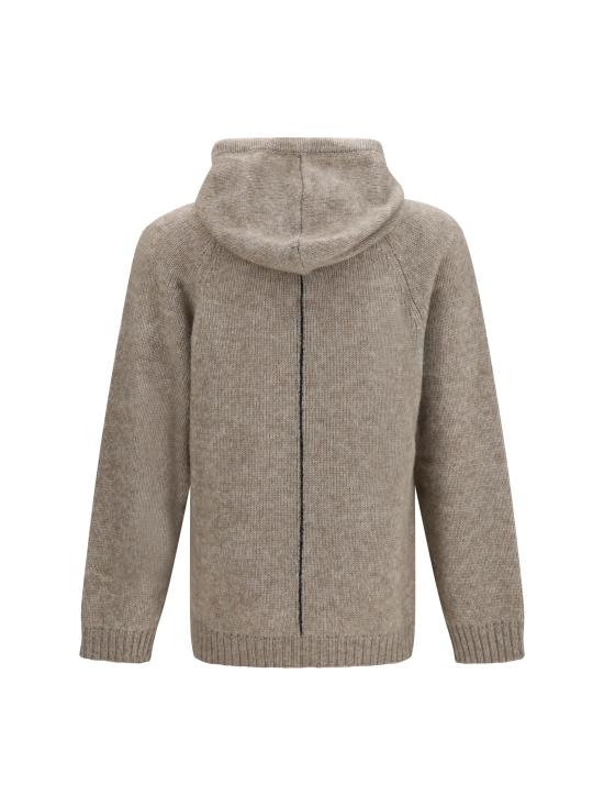 26FW 조르지오 아르마니 후드 티셔츠 GM004426AF30079 M1021 BEIGE - GIORGIO ARMANI