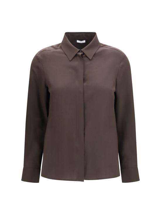 26FW 라르디니 셔츠 A7ZIRAACD67836 450 BROWN