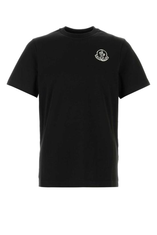 26FW 몽클레어 반팔 티셔츠 L20918C0002589AUG 999 Black