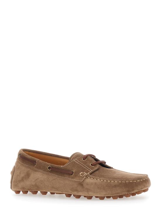 26SS 토즈 보트 고미노 버블 스웨이드 로퍼 XXM52K05300RE0 BROWN - TODS