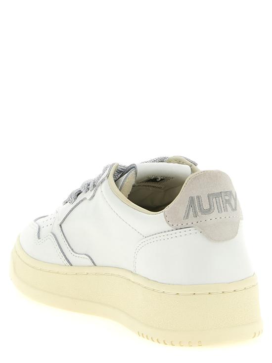 26FW 오트리 메달리스트 로우 레더 스니커즈 AULWSW03 Gray - AUTRY