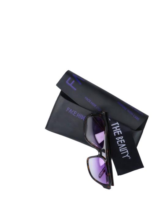  페이스 하이드 선글라스 DOPPIOPONTE HAVANA FOTOCROMATICA VIOLA SF Violet - FACE HIDE