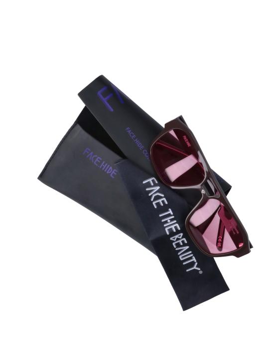  페이스 하이드 선글라스 DOPPIOPONTE CIOCCOLATO FOTOCROMATICA CIL Red - FACE HIDE