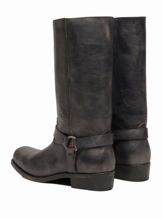26FW 골든구스 버클&스트랩 하이 바이커 부츠 GWF01057 F008235 90100 BLACK - GOLDEN GOOSE