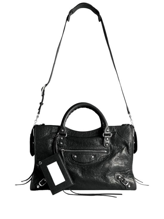26FW 발렌시아가 르 시티 백 미디움 865760 2ACLR 1000 BLACK - BALENCIAGA