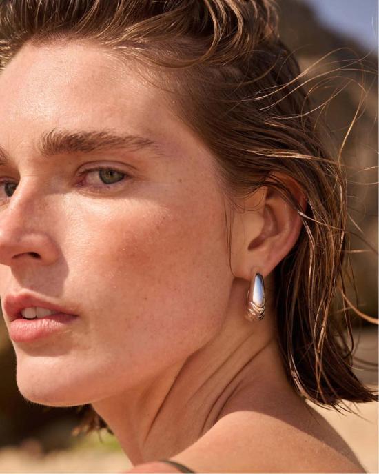  제니 버드 이어링 슬림 넬 후프 - JENNY BIRD