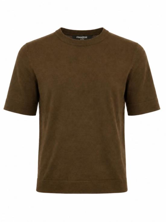 26FW 프랜지스 콜렉션 반팔 티셔츠 FE6853C 3112 BROWN