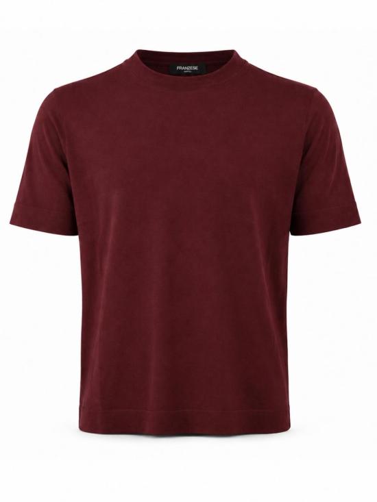 26FW 프랜지스 콜렉션 반팔 티셔츠 FE6853C 3113 BORDEAUX
