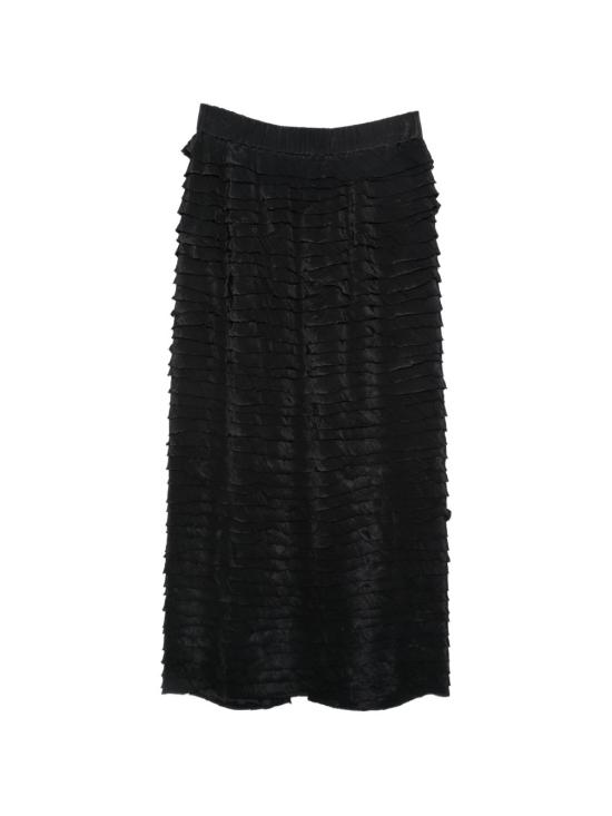 26FW 알리지 미디 스커트 266001 A6029NOTTE NAVY