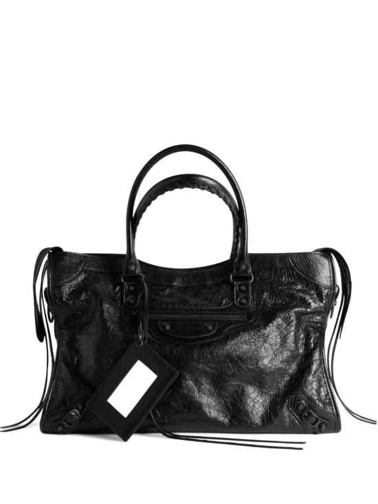 26FW 발렌시아가 르 시티 백 라지 865765 2ACME1000 BLACK