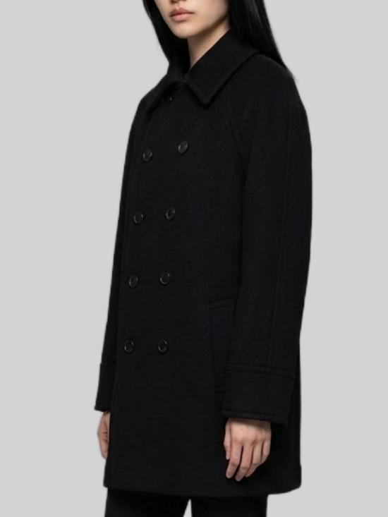 26FW 생로랑 코트 866248 BLACK - SAINT LAURENT
