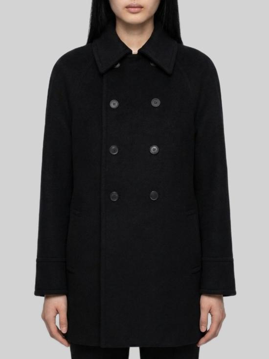 26FW 생로랑 코트 866248 BLACK