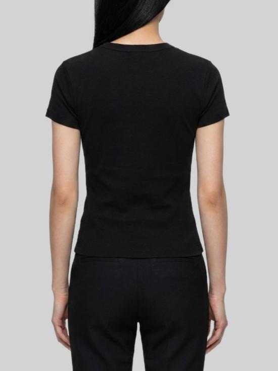 26FW 생로랑 반팔 티셔츠 869630 BLACK - SAINT LAURENT