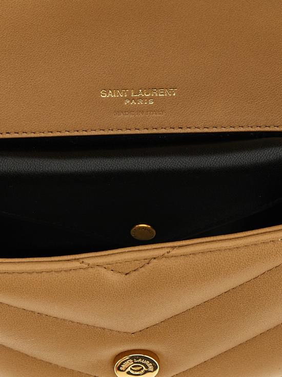 26FW 생로랑 크로스백 룰루 크로스바디 백 베이지 - SAINT LAURENT