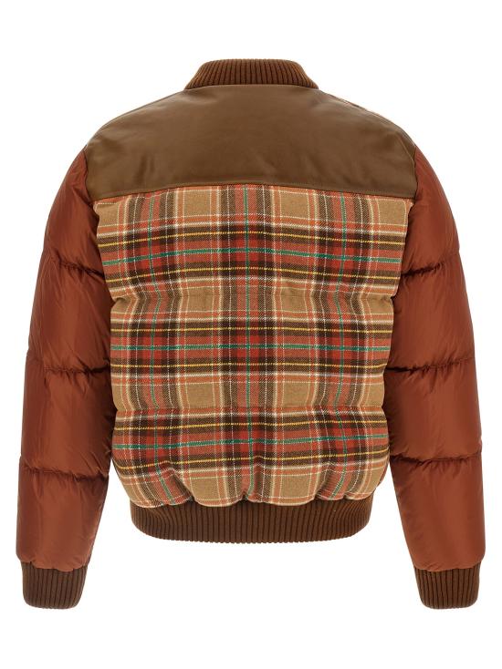 26FW 디스퀘어드2 패딩 D2 업사이드 다운  재킷 브라운 - DSQUARED2