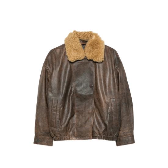 26FW 알13 가죽 자켓 R13WR676 R868A BROWN