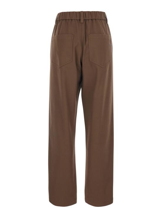 26FW 브루넬로 쿠치넬리 스트레이트 팬츠 MA126P8417C9812 Brown - BRUNELLO CUCINELLI