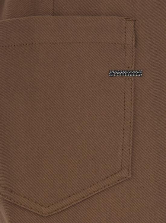 26FW 브루넬로 쿠치넬리 스트레이트 팬츠 MA126P8417C9812 Brown - BRUNELLO CUCINELLI