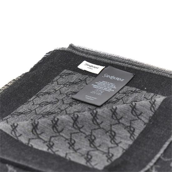 26FW 생로랑 머플러/스카프 8744463YU51 Grey - SAINT LAURENT