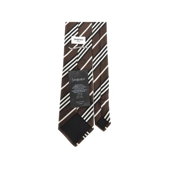 26FW 생로랑 넥타이 A0014Q3Y002 Brown - SAINT LAURENT