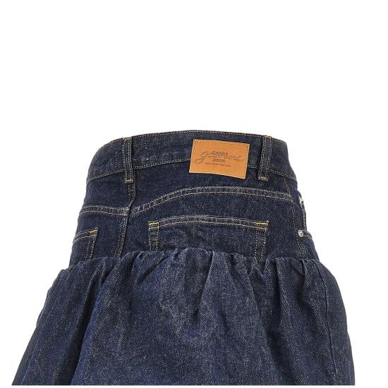 26SS 가니 린스 데님 스커트 A1090097 Blue - GANNI