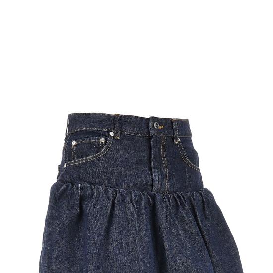 26SS 가니 린스 데님 스커트 A1090097 Blue - GANNI