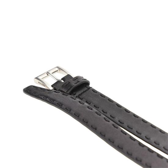 26FW 프라다 앤티크 레더 벨트 1CC7322ZQ4 Black - PRADA