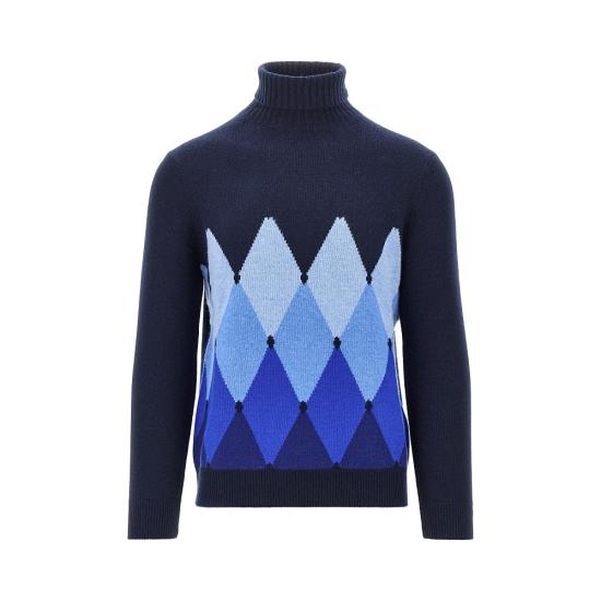 26FW 발렌타인 니트웨어 B2P0107K0A8 Blue