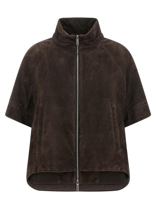 26FW 무레르 가죽 자켓 MODGI101149U0075 Brown - MOORER