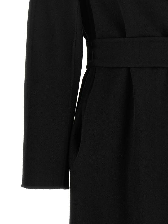 26FW 막스마라 스튜디오 트렌치 코트 2626016021600007 Black - MAX MARA STUDIO