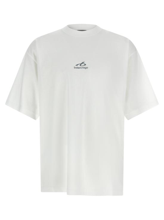 26FW 발렌시아가 바디스 미디움 핏 티셔츠 바디스 미디움 핏 티셔츠 764235TUVO79000 White