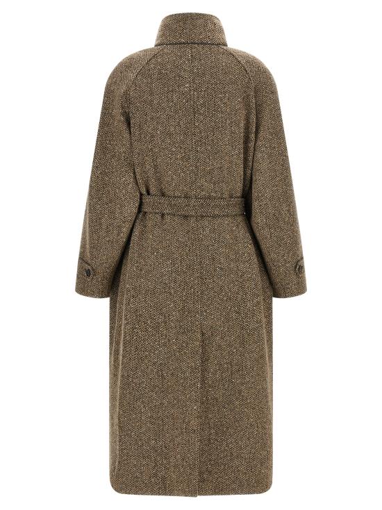 26FW 브루넬로 쿠치넬리 트렌치 코트 MG5669766C005 Brown - BRUNELLO CUCINELLI