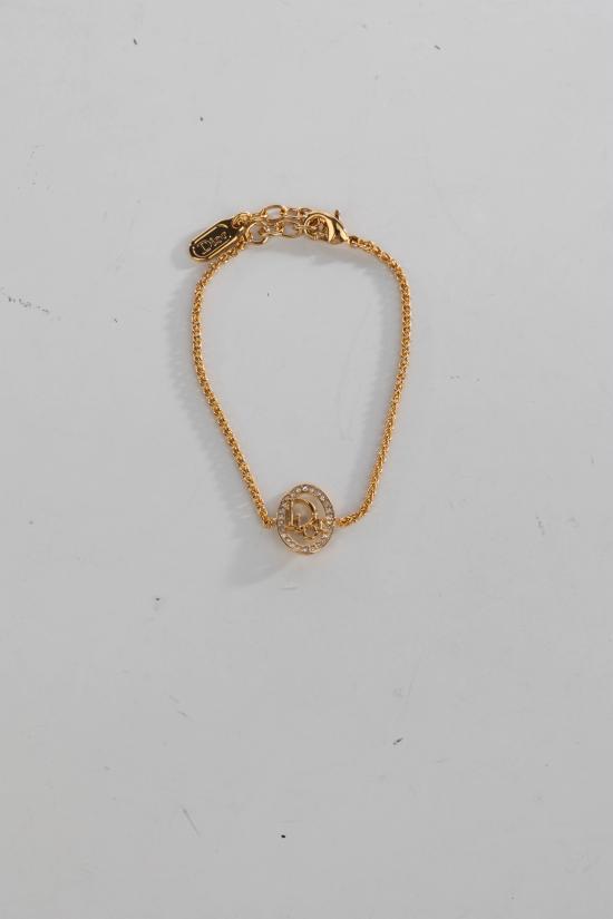 26FW 디올 팔찌 B3540WOMCY D319 GOLD CRYSTAL