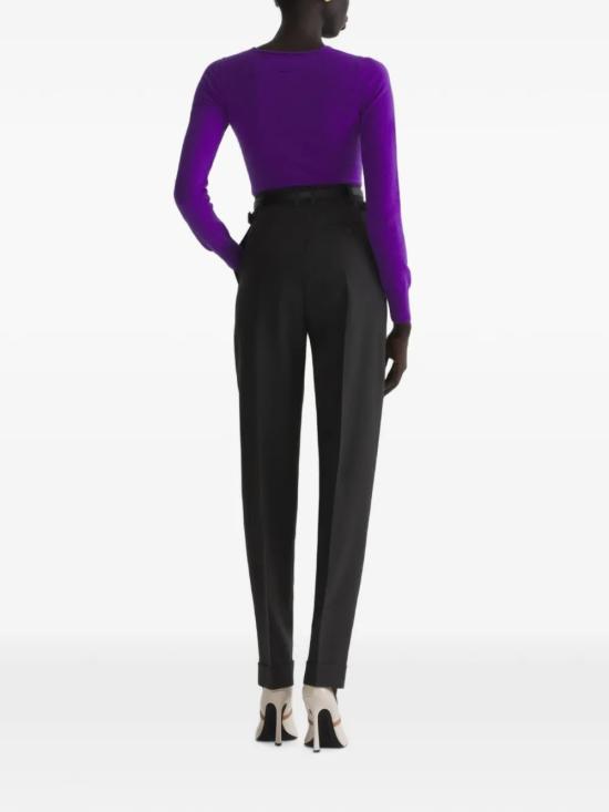26FW 뮈글러 긴팔 티셔츠 26F2TO09101144 6056 Purple - MUGLER
