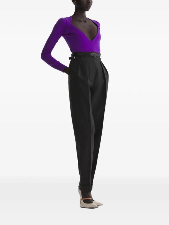 26FW 뮈글러 긴팔 티셔츠 26F2TO09101144 6056 Purple - MUGLER