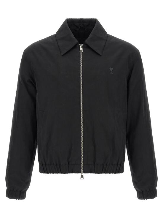 26FW 아미 울 아미 드 꾀흐 패딩 재킷 울 아미 드 꾀흐 패딩 재킷 HJK830 CO0132001 BLACK