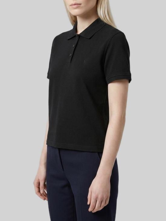 26FW 생로랑 폴로 티셔츠 A003I4 BLACK - SAINT LAURENT