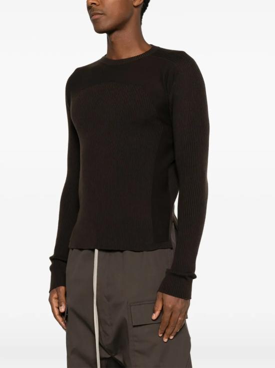 26FW 릭 오웬스 스웨터 RU02F4639 RIBM 84 GREASE - RICK OWENS