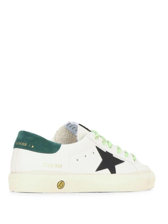 26FW [키즈] 골든구스 스니커즈 GTF00496 F008670 10349 WHITE BLACK GREEN - GOLDEN GOOSE