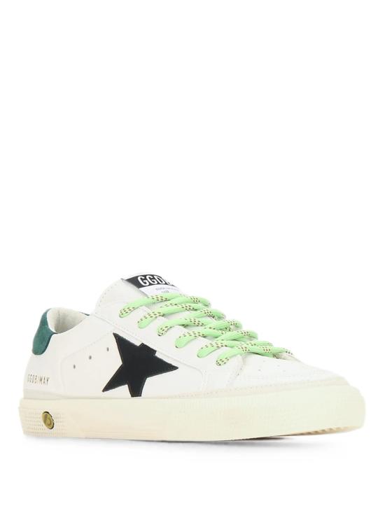 26FW [키즈] 골든구스 스니커즈 GTF00496 F008670 10349 WHITE BLACK GREEN - GOLDEN GOOSE