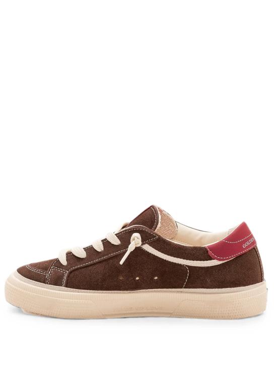 26FW [키즈] 골든구스 스니커즈 GYF00496 F008645 55773 BROWN WHITE RED - GOLDEN GOOSE