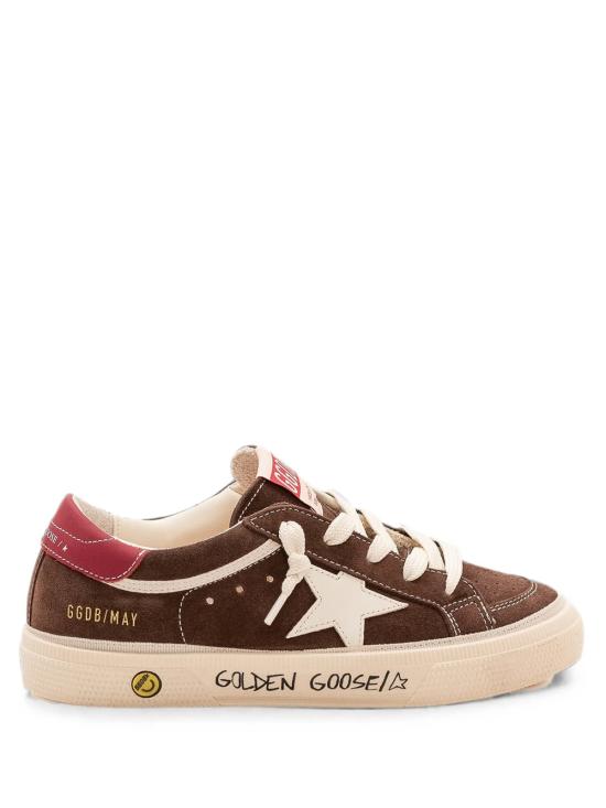 26FW [키즈] 골든구스 스니커즈 GYF00496 F008645 55773 BROWN WHITE RED