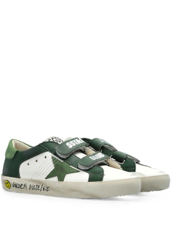 26FW [키즈] 골든구스 스니커즈 GYF00143 F008663 10502 WHITE GREEN