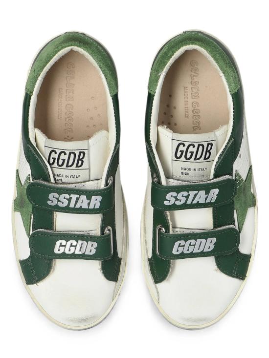 26FW [키즈] 골든구스 스니커즈 GYF00143 F008663 10502 WHITE GREEN - GOLDEN GOOSE