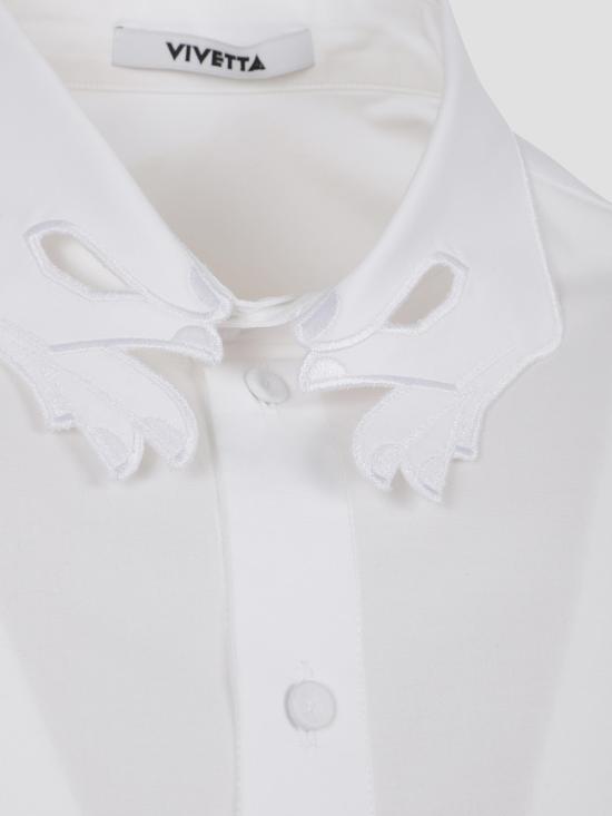 26FW 비베타 셔츠 VU2CM0005TE0N1 1001 OPTICAL WHITE - VIVETTA