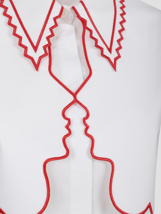 26FW 비베타 셔츠 VS2CM0024TE001 1000 WHITE - VIVETTA