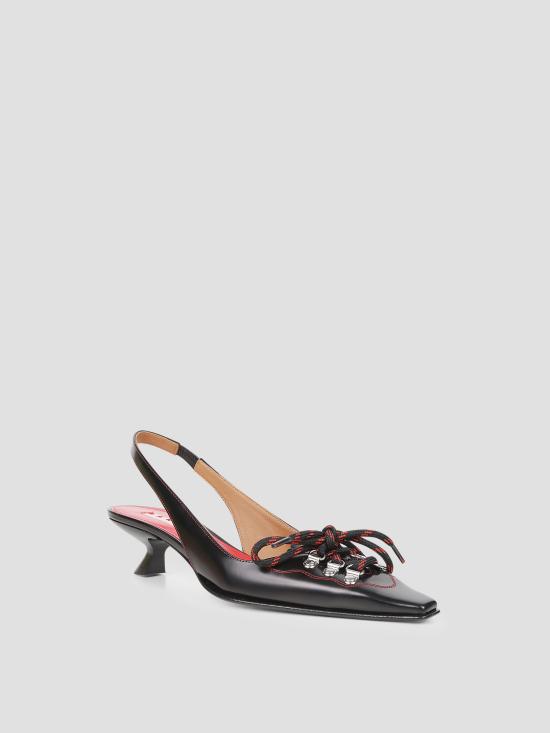 26FW 마르니 힐/펌프스 PUMS017404P3852 ZO285 BLACK RED - MARNI