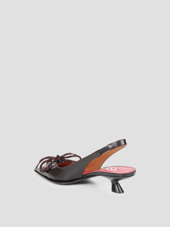 26FW 마르니 힐/펌프스 PUMS017404P3852 ZO285 BLACK RED - MARNI